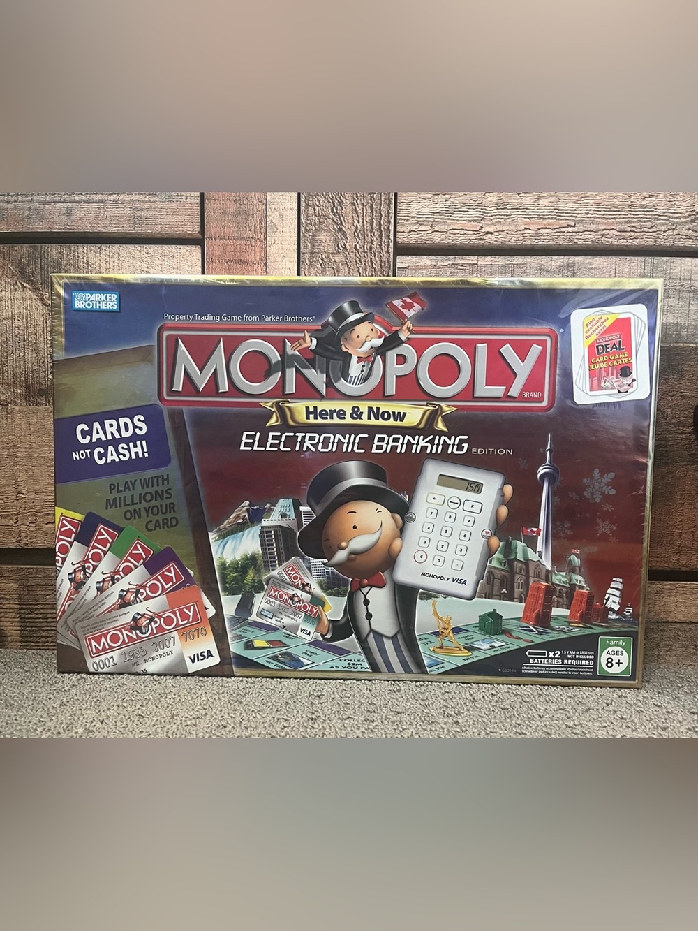 Monopoly 2007 Here and Now Canadian Edition Electronic Banking BRAND NEW SEALED!